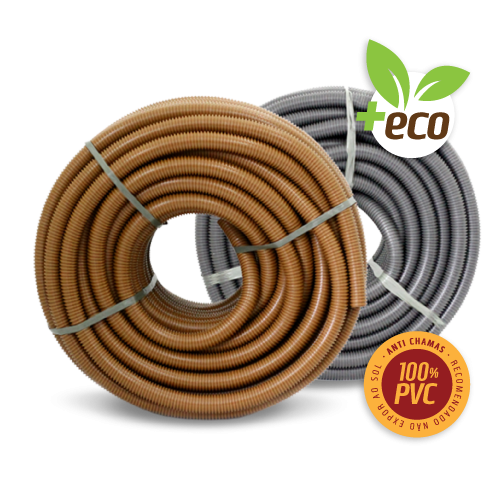 Eletroduto Corrugado Flexível Ecológico Leve 320N Eletroduto Corrugado Flexível Ecológico Leve 320N